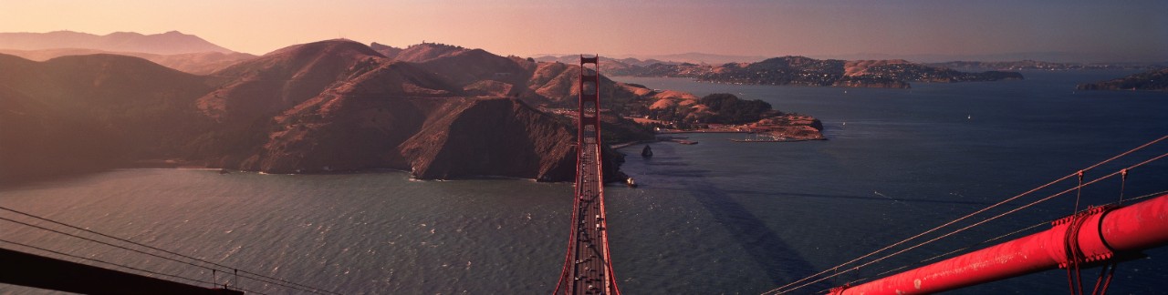Pont du Golden Gate vu d'en haut